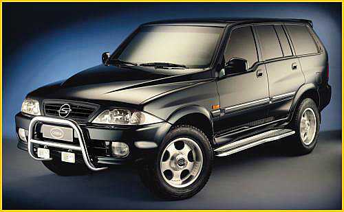 The SsangYong Musso used Mercedes-Benz engines - the 3.2L I-6 and the I-5 